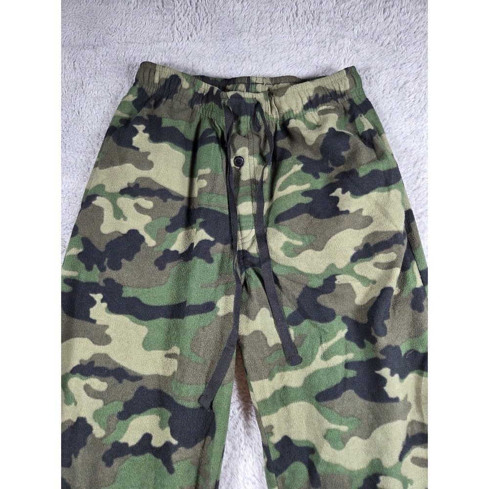 Camo Fleece Joggers and Black Ribbed Tank Top Loungewear Bundle Set - Picture 1 of 10